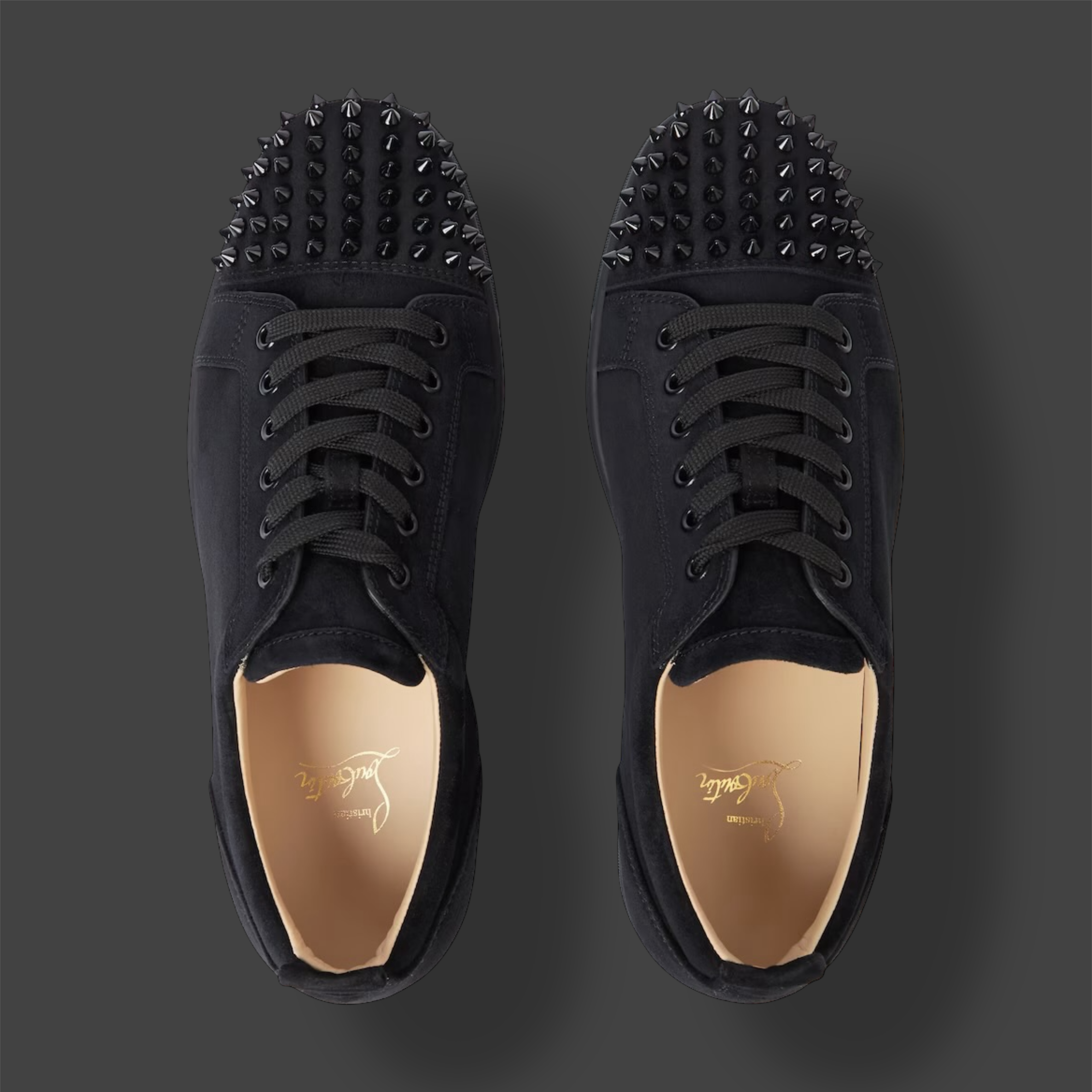 Louis junior spike leather low trainers