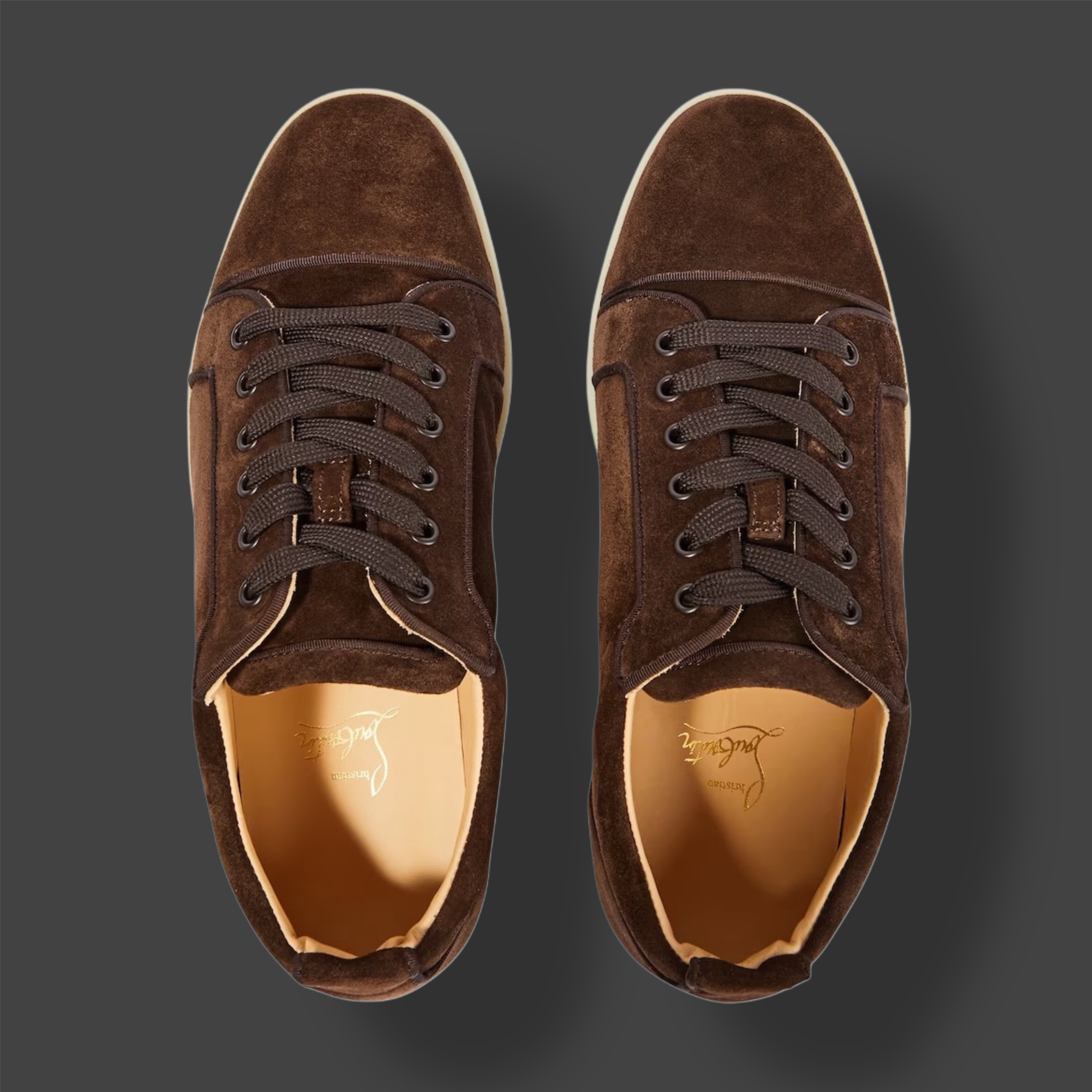 Louis junior spike leather low trainers